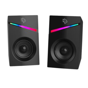 Porodo speakers for gaming with RGB lighting and stereo sound