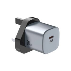Wall charger fast 20W UK plug front view