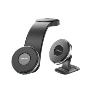 Wireless car charger with magnetic phone mount for fast and safe charging