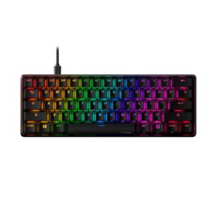 HyperX Alloy Origins 60 gaming keyboard RGB compact mechanical keyboard on desk