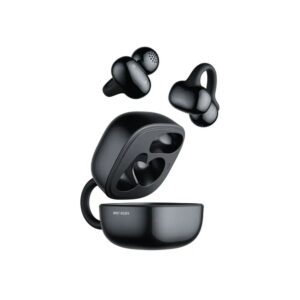 Green Lion wireless earbuds with charging case showing Bluetooth 5.3 connectivity