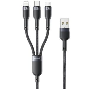 Yesido 3 In 1 USB Cable For Data Cable Charging Cable Multiple Devices 1m CA91