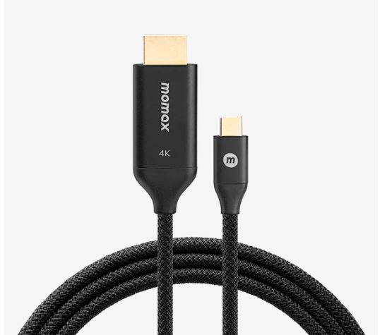 Momax Usb C to Hdmi Cable Elite Link 2mtr Cable DT3
