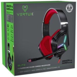Vertux Blitz 7.1 Surround Sound Gaming Headphones HD Audio Gaming Headset
