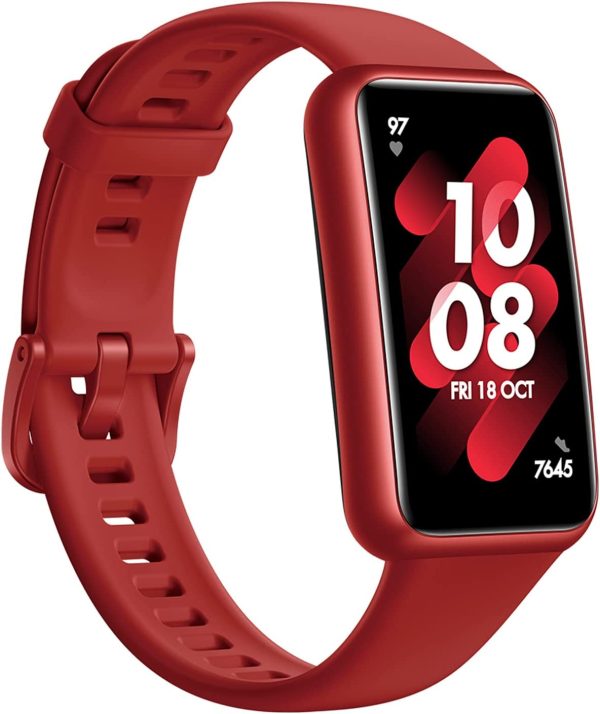 Huawei smart watch Band 7 Smartwatch Red Health Fitness Tracker 2Week Battery Life