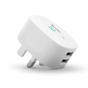 Travel Charger With Mfi Lightning 1m White