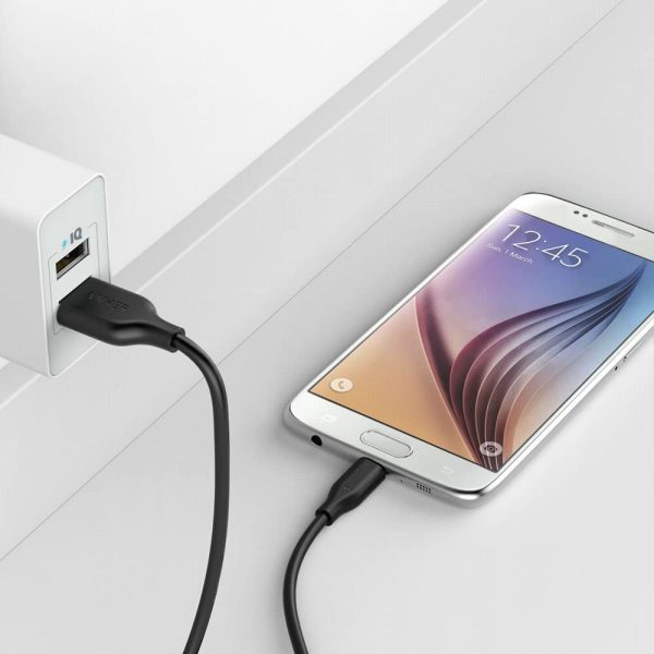 Anker Power Line Micro Usb Cable 3ft Black Charging Cable