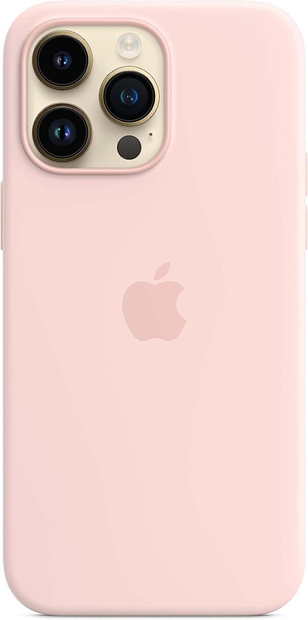 Apple iPhone Case iPhone 14 Pro Max Silicone Case Chalk Pink