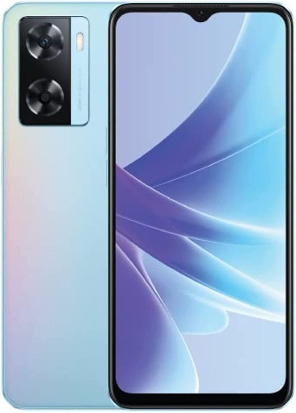 OPPO A77s Smartphone 128GB 8GB RAM Fingerprint and Face Recognition 4G LTE Sky Blue