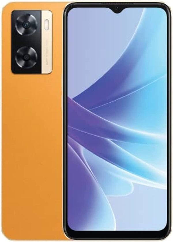 OPPO A77s Smartphone 128GB 8GB RAM Fingerprint and Face Recognition 4G LTE Sunset Orange