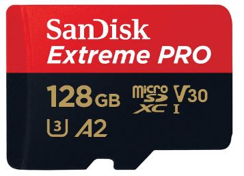 Sandisk 128gb Sandisk Extreme Pro Microsd Card