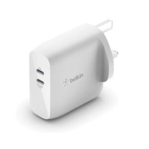 Belkin Charger Wall Charger 68W USB C Fast Charger White