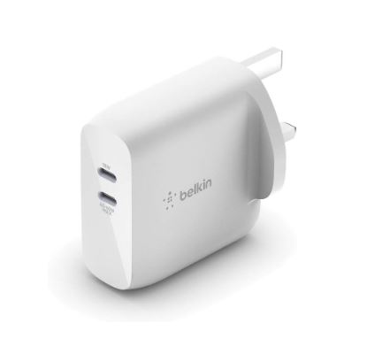 Belkin Charger Wall Charger 68W USB C Fast Charger White