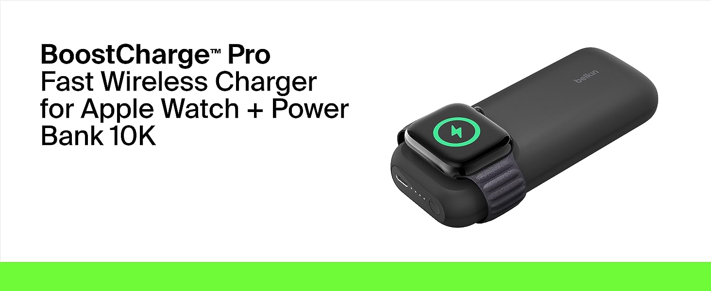 Belkin Power Bank Apple Watch Power Bank Black Fast Charging