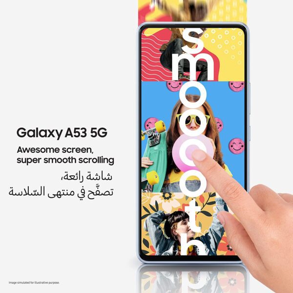 Galaxy Samsung A53 5G 256GB WHITE Smartphone UAE Version4