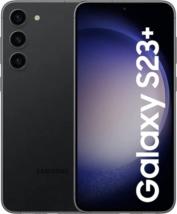 Samsung Galaxy S23+, 256GB, Black, UAE Version, 5G Mobile Phone, Dual SIM, Android Smartphone, 1 Year Manufacturer Warranty