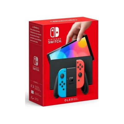 Nintendo Switch Oled Console  Blue Red