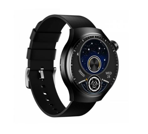 Porodo Smart Watch Smart Sfera Round Titanium Black