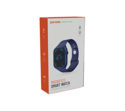Porodo Smartwatch 8 Magnifico with smart watch best Sport Band Smartwatch Blue