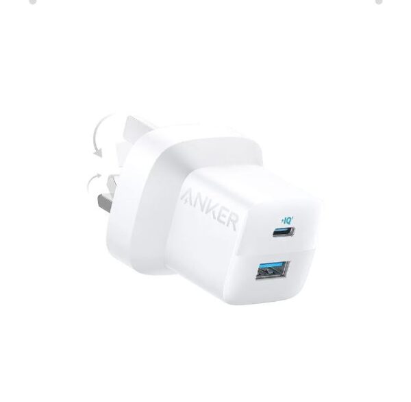 Anker Charger With 33W USB C to Lightning Cable 1m - White