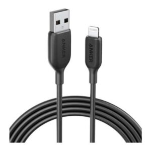Anker Power Line Iii Lightning Cable 6ft Fast Charging Cable A8813 Black