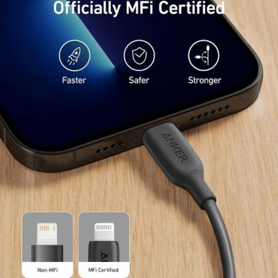 Anker PowerLine III Lightning Cable_ Fast Charging & Sync, MFi Certified