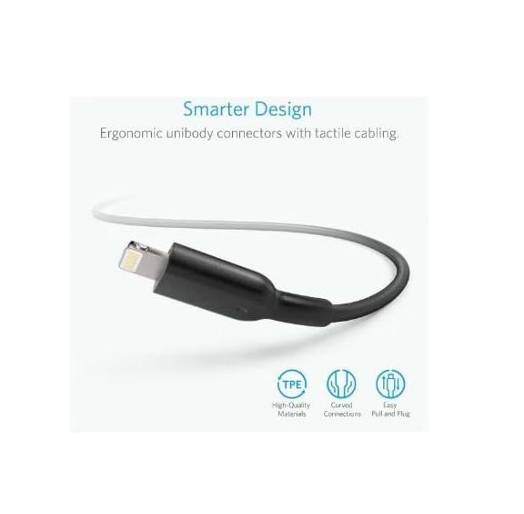 Anker Powr Line II With Lightning Cable Connector Cable For iPhone