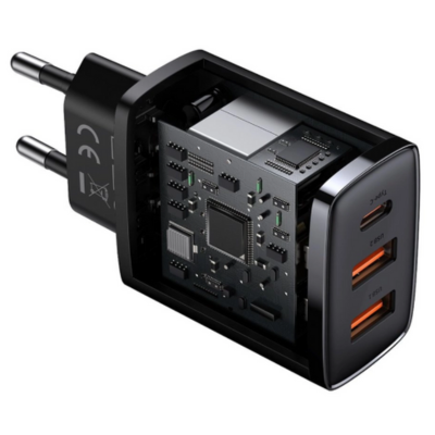 Baseus Type-C+USB-A1+USB-A2 Compact Quick Charger 30W (3)