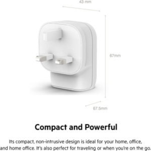 Belkin Dual Port USB-C 25W + USB-A 12W Wall Charger PPS 37W (3)