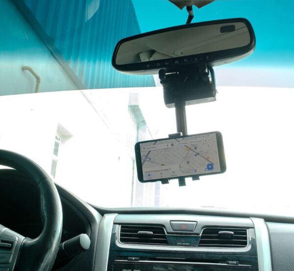 Car Rear View Mirror Adjustable Mobile Holder Yesido C265 mobile holder for car