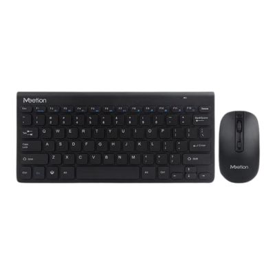 Meetion Mini 4000 Wireless keyboard mouse White Black (2)