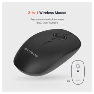 Porodo 2 in 1 Wireless Mouse