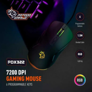 Porodo Gaming Wired Mouse