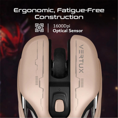 Vertux Glider High Performance Ergonomic Wireless Gaming Mouse