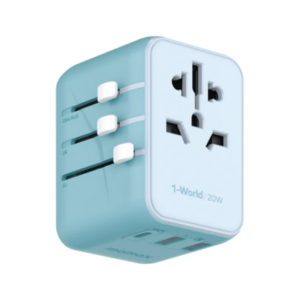 Momax 1-World 20W 3-Port Travel Charge