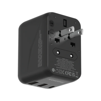 Momax 1-World 20W 3-Port Travel Charger