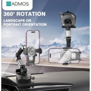 Admos 360 Degree Stable Car Phone Holder (6)