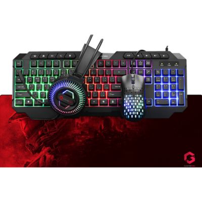 Gameon Go-Cypher-XL 4in1 Gaming Bundle Keyboard Set