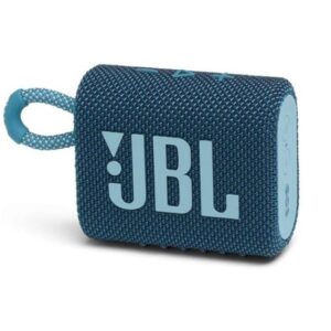 JBL Go 3 Portable Speaker with Pro Sound, Powerful Audio, Punchy Bass, Blue