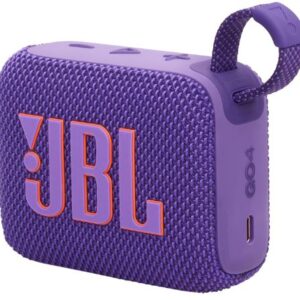 JBL Go 3 Portable Waterproof Speaker with Pro Sound, Powerful Audio Purple