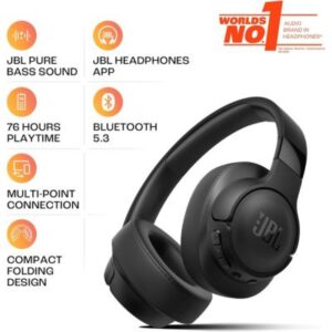 JBL Tune 720BT Wireless Over Ear Headphones Pure Bass Sound (2)