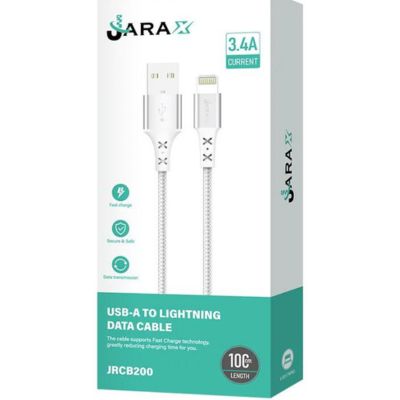 Jara X JRCB200 100cm Usb-A to Lightning Data Cable (2)