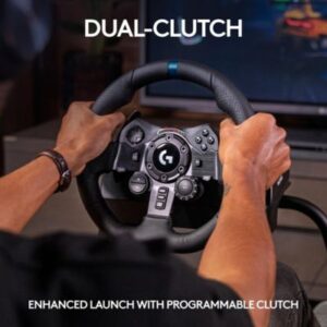 Logitech G923 Racing Wheel & Pedals with Dual Clutch (4)