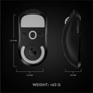 Logitech PRO X Superlight Wireless Gaming Mouse 25K Sensor (7)