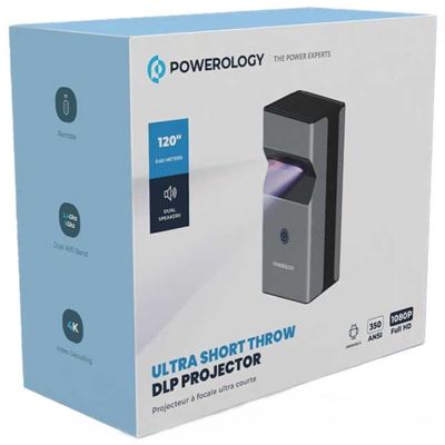 Powerology 4K Ultra Short Throw DLP Projector