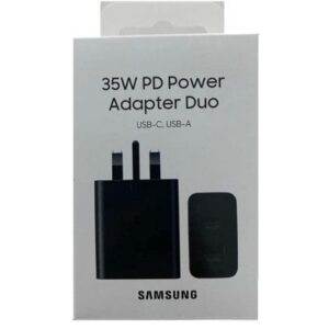 Samsung 35W PD Power Adapter Duo USB C USB A Port