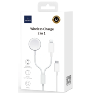 Wiwu M10 2-in-1 Wireless Charger 1.5Meter (4)