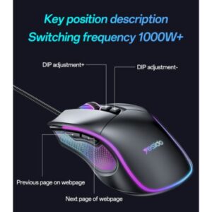 Yesido Gaming Mouse High Precision 7200DPI (6)