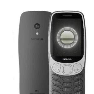 Nokia Phone 3210 Dual SIM Scuba Blue 64MB RAM 128MB 4G Smartphone Black