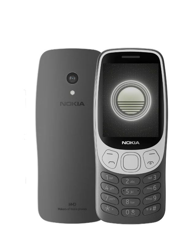 Nokia Phone 3210 Dual SIM Scuba Blue 64MB RAM 128MB 4G Smartphone Black
